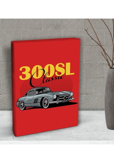 Bk Gift Klasik Araç Tasarımlı Dekoratif Mini Kanvas Tablo 15X20Cm (506660930)