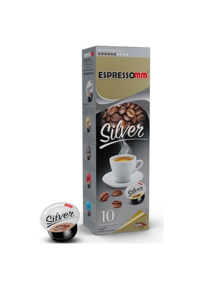Espressomm® Tchibo Cafissimo Makineleri İle Uyumlu Silver Kapsül Kahve 10'lu