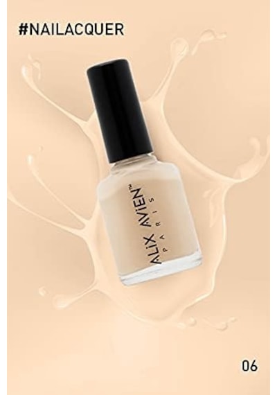 Krem Rengi Oje 06 - Yüksek Pigmentli Uzun Süreli Kalıcılık Hızlı Kuruma - Nail Lacquer 06