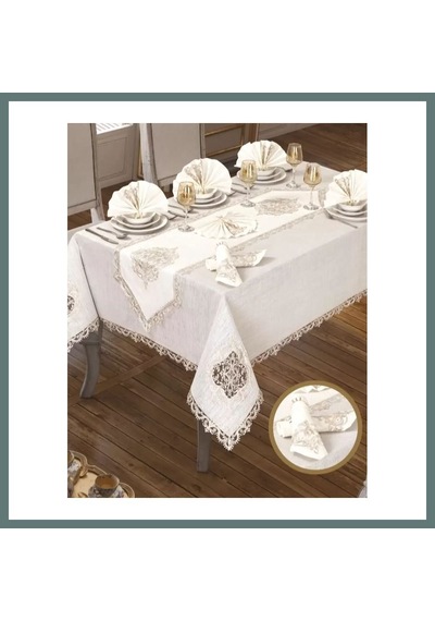 Ventra Lisa Linen Krem 26 Parça 12 Kişilik 160 260 Cm Çeyizlik Premium Yemek Masa Takımı Ventra Ventra Lisa Linen Krem 26 Parça 12 Kişilik 160 260 Cm Çeyizlik Premium Yemek Masa Takımı Ventra