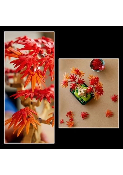 LEGO® Botanicals Japon Kırmızı Akçaağaç Bonsai Ağacı 10348 - Yetişkin Bitki Severler için Bitki Modeli Yapım Seti (474 Parça)