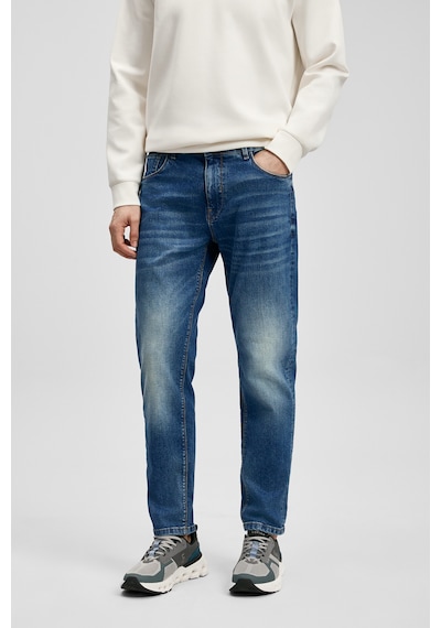 Lufian Mark Smart Jean Erkek Pantolon Slim Fit Mavi Mavi 111200227100300