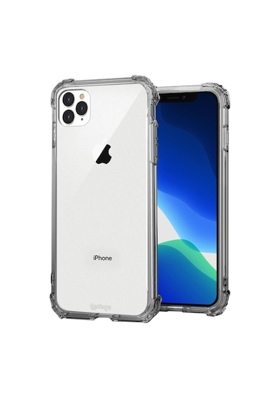 Apple Uyumlu iPhone Blogy 11 Pro İle Crystal Fit Kılıf Smoke Black Siyah