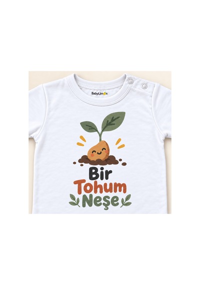 Babylimon Bir Tohum Neşe Beyaz Kısa Kollu Çıtçıtlı Bebek Zıbını Beyaz - Bir Tohum Neşe - 928161967 Beyaz - Bir Tohum Neşe Babylimon Bir Tohum Neşe Beyaz Kısa Kollu Çıtçıtlı Bebek Zıbını Beyaz - Bir Tohum Neşe - 928161967 Beyaz - Bir Tohum Neşe