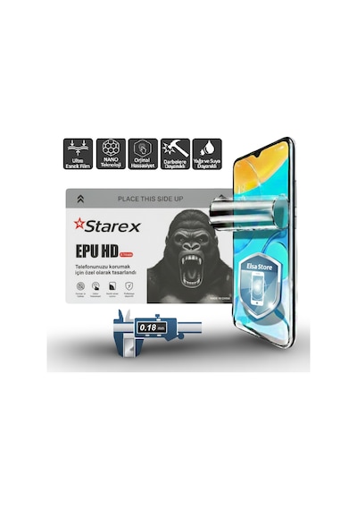 Honor View 20 Uyumlu Nano Ekran Koruyucu Ultra İnce Epu - 0.18 Mm Mat Starex