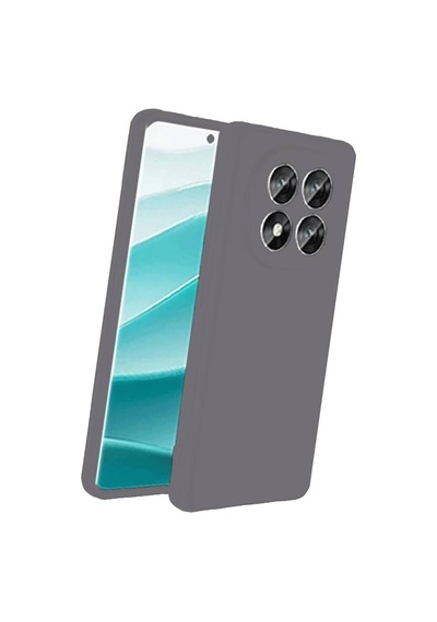 Xiaomi Redmi Note 14 Pro 4g Kılıf First Silikon - Gri Evimdeyokyok