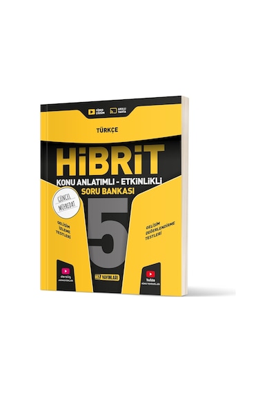 Hız Yayınları 5. Sınıf Hibrit Türkçe Soru Bankası-bağlam Temelli Sorular Ve Güncel Müftedat
