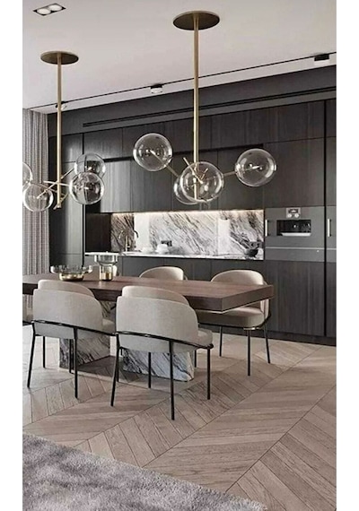4'lü Mutfak Sandalyesi Salon Sandalyesi Yemek Odası Sandalyesi Papel Sandalye Ofis Sandalyesi