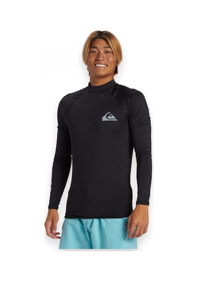 Quiksilver Aqywr03131 Everyday Upf50 Ls Lycra Siyah Erkek T-shirt Siyah