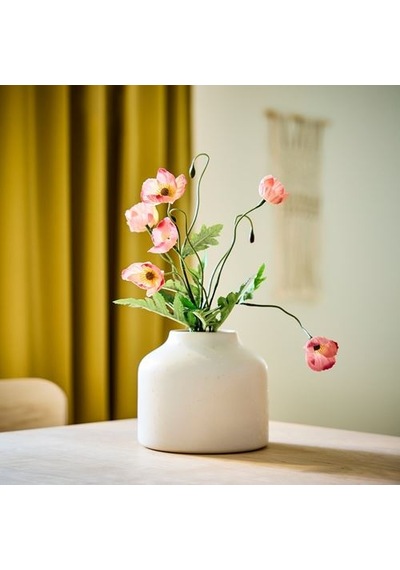 Ikea Smycka Yapay Buket, Turuncu, 36 Cm, İç-dış Mekan Gelincik