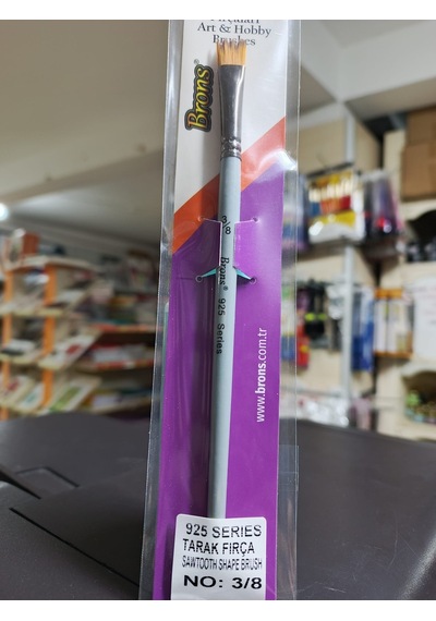 Brons 925 Serisi Tarak Fırça 3/8 Br-2101