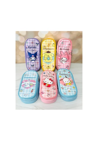 Sanrio Sevimli Tasarım Kalem Kutusu Çok Renkli