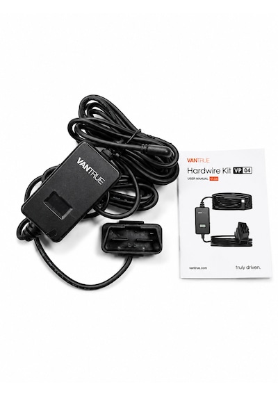 Vantrue Vp04 Obd Usb-c Hardwire Kablo 24/7 Park İzleme, 3 Kademe Voltaj Koruma