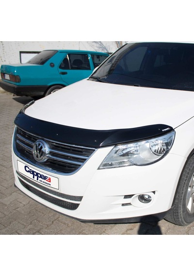 Cappafe Vw Tiguan Ön Kaput Koruyucu Rüzgarlık 4Mm Abs 2008-201
