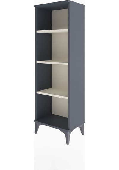 Arges Dolap 3 Raflı 44x30x134 Antrasit-aytaşı Antrasit