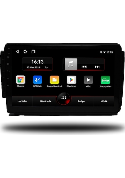 Oskodi Peugeot 208 Android Carplay Multimedya 2012-2020 4gb Ram + 64gb Hafıza