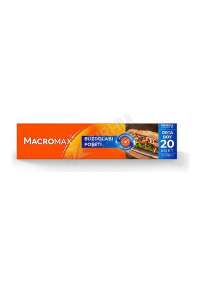 Macromax Buzdolabı Poşeti Orta Boy 20'li