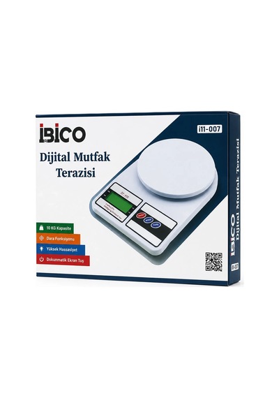 Lb Dijital - Pilli Mutfak Terazisi Tartı 10kg / 1gr Çok Renkli
