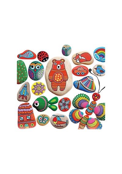 5307 Taş Boyama - Stone Painting / +6 Yaş