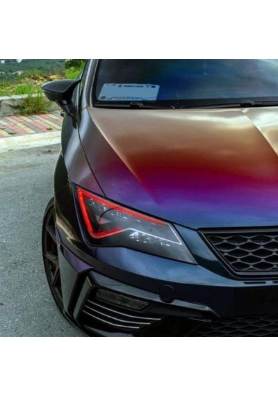 Sts Oto Aksesuar Seat Leon Mk3 Mk3.5 Batman Yarasa Ayna Kapağı Piano Black Abs Plastik (01)