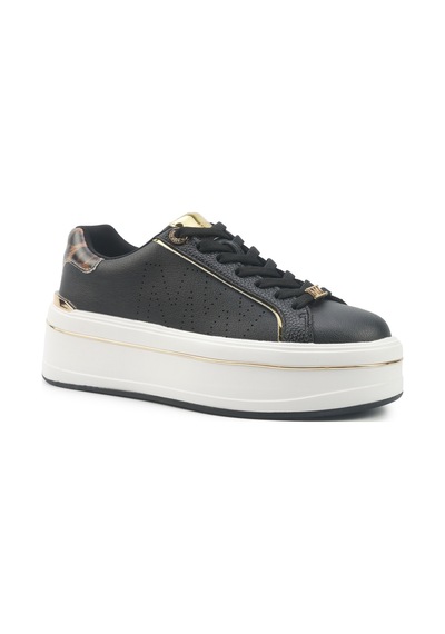 Nine West Hyena 5pr Siyah Kadın Sneaker 000000000102012256 Siyah