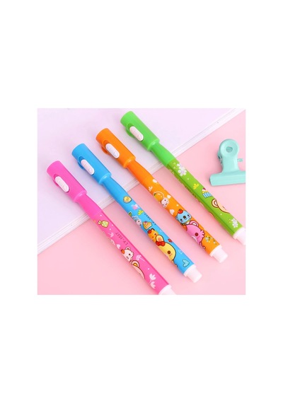 Mor Işıklı Sihirli Görünmez Kalem Işıklı Kalem İnvisible İnk Pens Uv Led Light 4 Ad Renkli