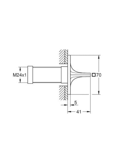 Grohe Allure Ankastre Stop Valf - 19334dl1 Diğer