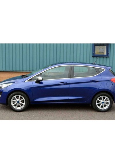 Ford Fiesta 7 Krom Cam Çerçevesi 16 Parça 2017 ve Sonrası