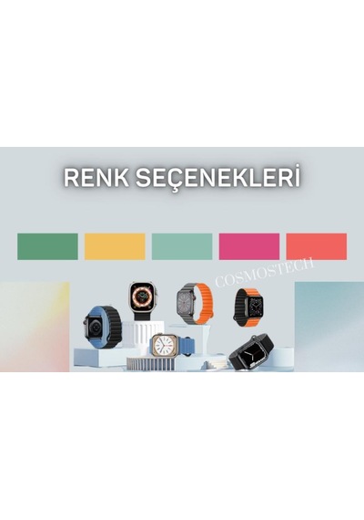 Apple Uyumlu Watch 42mm 44mm 45mm 49mm 1/2/3/4/5/6/se/7/8/ultra Akıllı Saat Magnetli Kordon Ve Kayışı Siyah