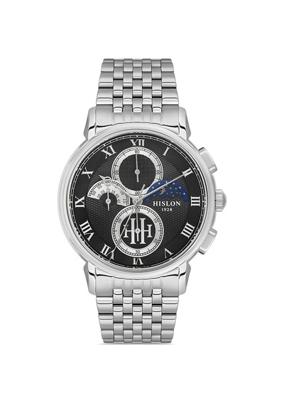 Hislon Men's Timeles's Tm143s-04ss Gri