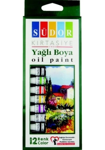 Südo Sd-725 Yağlı Boya Seti 12 x 8.5 ML