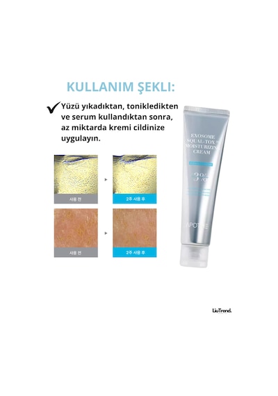 Apothe Exosome Squal-tox Moisturizing Cream 60 Ml Eksozomlar Ve Skualen İçeren Nemlendirici Krem