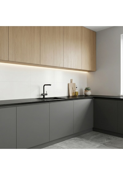 30x60 Cm Kendinden Yapışkanlı Duvar,banyo,tezgah Arası Kaplama Kırık Beyaz 8811-30-6
