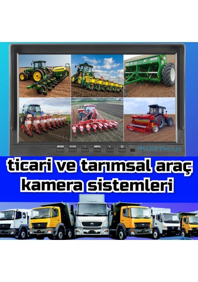 6 Kanallı Hybrid Dvr Monitör Kamerasız 256 Gb - 12 24 Volt