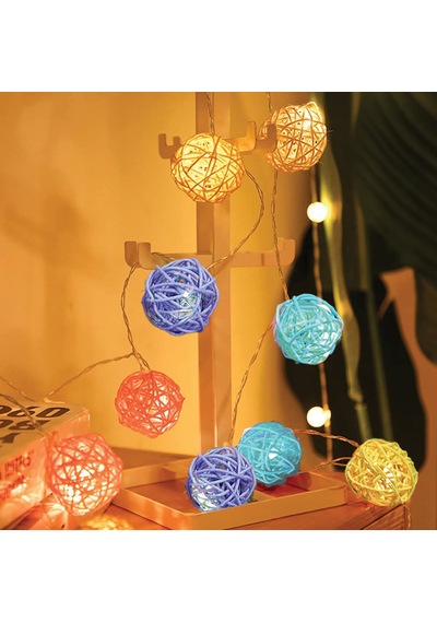G2354 Rattan Mini Top String Light