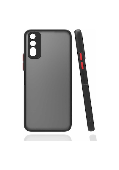 Goocamp Vivo Y20s Kılıf Hux Kapak - Siyah Siyah