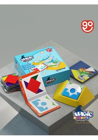 Magic Colors Sihirli Renkler Görsel Algı Beceri Ve Tasarım Yeteneği Geliştirici Eğitici Oyuncak