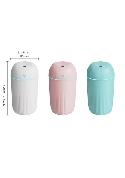 Mini Hava Nemlendirici Aroma Difüzörü 7 Renkli Led - Usb'li Sürekli Ve Aralıklı Buhar Özellikli