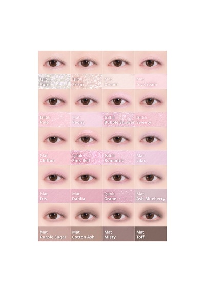 Dasique Mat Ve Işıltılı Tonlardan Oluşan 20 Renkli Far Paleti Mood Shadow Palette 04 Light Lavender 04 Light Lavender Dasique Mat Ve Işıltılı Tonlardan Oluşan 20 Renkli Far Paleti Mood Shadow Palette 04 Light Lavender 04 Light Lavender