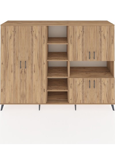 Hyperion Dolap 13 Raflı 6 Kapaklı 220x44x163 Çam-çam Atlas Çam - Atlas Çam Hyperion Dolap 13 Raflı 6 Kapaklı 220x44x163 Çam-çam Atlas Çam - Atlas Çam