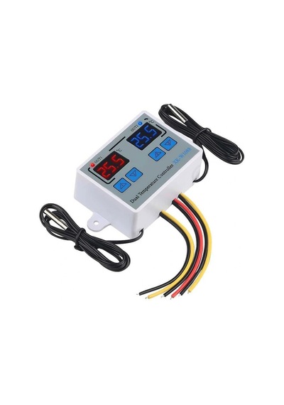 Xk-w1088 İkili Dijital Sıcaklık Kontrollü Termostat - 220v/ac 1500w