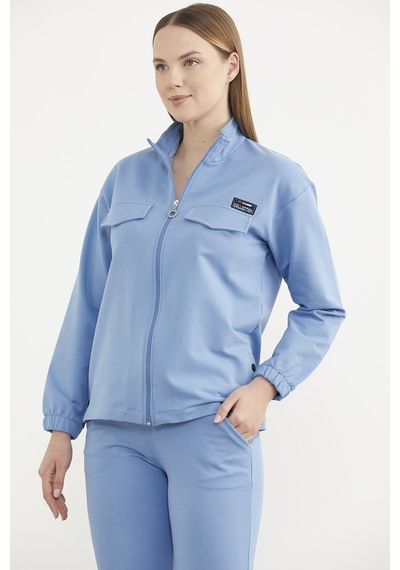 Sementa Oversize Cep Detaylı Eşofman Takım - Mavi 001