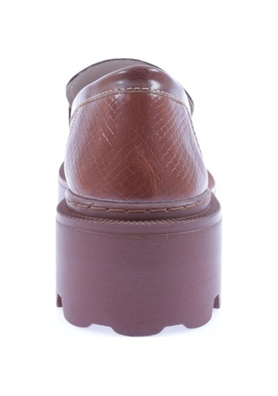 Dgn 1002 Kadin Aksesuarli Loafer Ayakkabi 1002-2231-R6754 Kahverengi