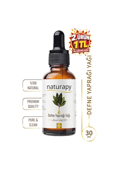 Defne Yaprağı Yağı Laurel Leaf Oil Uçucu Yağ 30 Ml Damlalıklı Cam Şişe