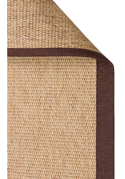 Eko Halı Ventura Vnt 2702 Gold Bordür Brown Mix Sisal Görünümlü İç Ve Dış Mekan Uyumlu Hav Vermeyen