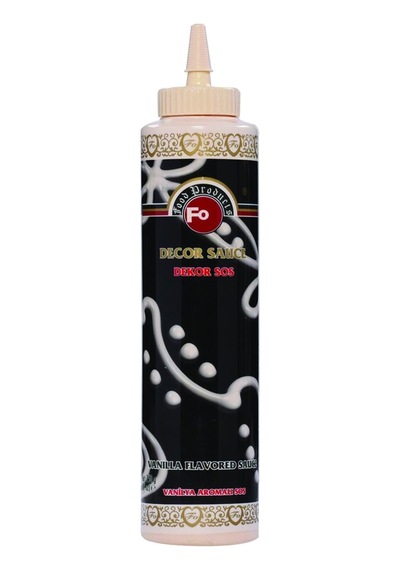 Fo Dekor Topping Sos Vanilya 750 G - Pastacılık Süsleme Sosu 2'li Ekonomik Paket - 2 Adet Tarı