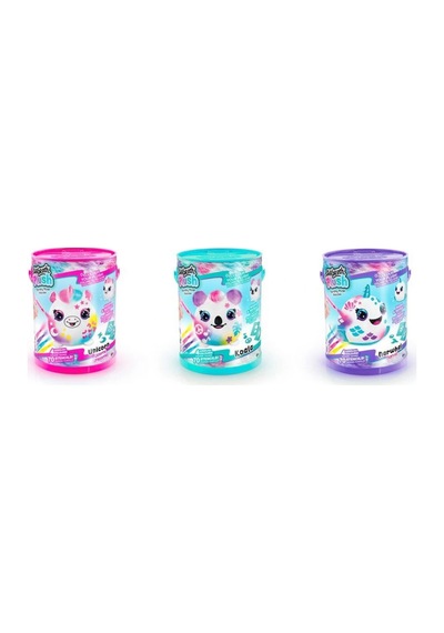 Peluş Boya Kutusu Hobi Seti Çok Renkli