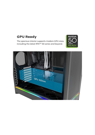 Hs01 Pro, Atx Mid-tower Pc Kasası, Oyun Bilgisayarı, Yüksek Hava Akışı, Ters Çevrilebilir Düzen, Mesh Ön Panel,