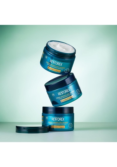 Lexroo Keratin & Argan Onarıcı Saç Bakım Maskesi 300 Mililitre