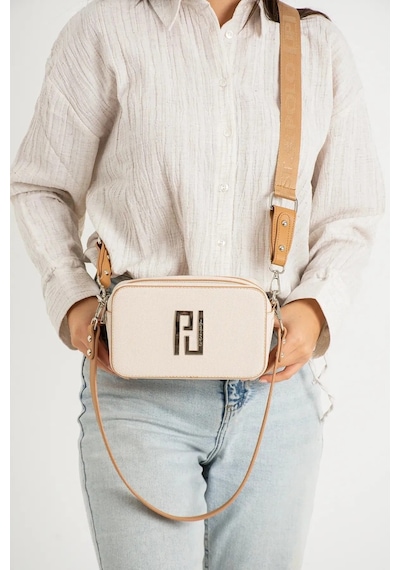 Just Polo Kadın Yeni Sezon Gofraj Baskılı Omuz Çantası 232053mh Krem - Camel 47760300